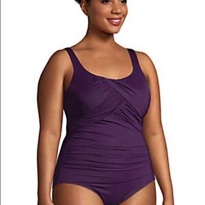 Land’s End Plus Regular size Carmela tummy control 1 piece swimsuit various